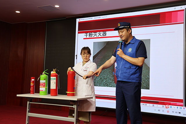 運城安國醫院舉行“防災減災日”消防安全培訓，再筑安全防線
