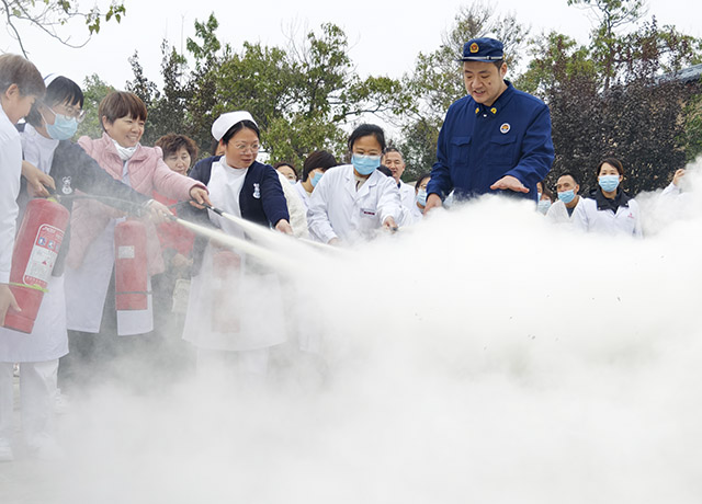 運城安國醫院消防警笛再鳴，未雨綢繆防火患